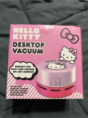 Hello Kitty Pink and White Desktop Mini Vacuum